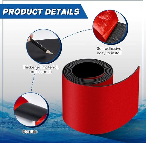 Boat Keel Guard Kayak Repair Patch Fiberglass Repair Kit for Hull DIY Protector Accessories in Saudi Arabia