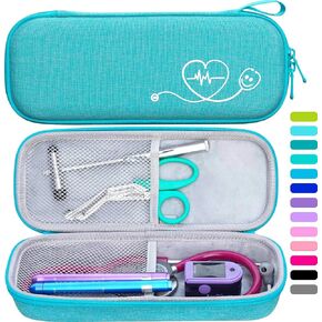 ButterFox Semi Hard Stethoscope Carry Case, fits 3M Littmann Stethoscope and other accessories (Grey)