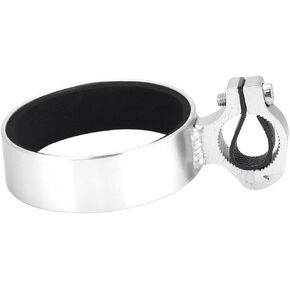 Bike Cup Holder, Aluminum Alloy Bike Handlebar Cup Holder Drink Bottle Mount Carrier Tea Coffee Cup Cage Cycling Accessory(Silver)