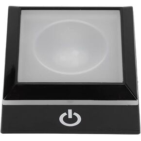 GOTOTOP Light Stand Base, 3D LED Light Base Display Stand Square Holder Multicolor for Crystal 3D Art Glass Room Decor