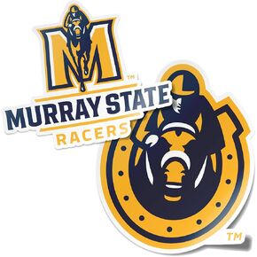Desert Cactus Murray State University MSU Racers Sticker Vinyl Decal Laptop Water Bottle Car Scrapbook (4 Inch Set V1)