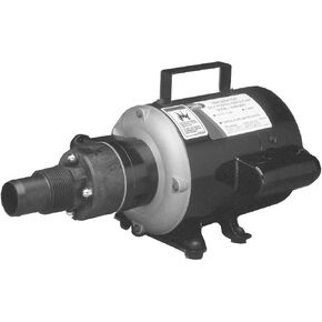 Jabsco 18690-0000 Marine Run Dry Heavy Duty Macerator Waste Pump (115-Volt, Marine Model), Black