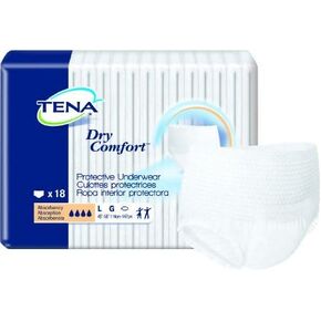 Tena Dry Comfort Adult Underwear Pull On Large Disposable Moderate Absorbency, 72423 - Case of 72