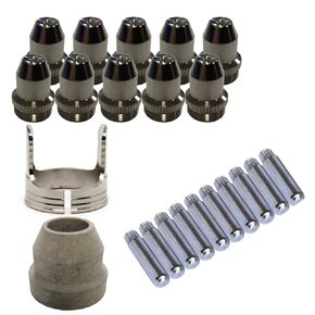Lotos PCS22 Plasma Cutter Consumables Sets for Brown Color LTP5000D and Brown Color LTPDC2000D (22 Pieces)