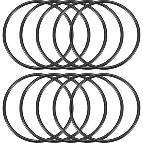 uxcell Nitrile Rubber O-Rings, 72mm OD 66mm ID 3mm Width, Metric Sealing Gasket, Pack of 10