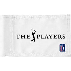 Golf Players Golf Pin PGA Flag Practic Putting Green Golf Flag For Backyard Garden Double-Sewn 600D Nylon Miniature Pin Flag (white 20"x13" Grommet)