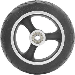 Solid Wheel, 6Inch Solid Wheel 145x4.0 Solid Flat ExplosionProof Wheel Set for Electric Scooter Electric car scooter
