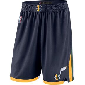 Utah Jazz NBA Boys Youth 8-20 Navy Icon Edition Swingman Shorts