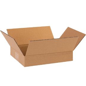 TOP PACK SUPPLY 11 1/4 x 8 3/4 x 2 3/4 صناديق من الورق المقوى المموج، مسطحة 11.25 بوصة طول × 8.75 بوصة عرض × 2.75 بوصة ارتفاع، حزمة من 25 | الشحن والتعبئة والنقل وصندوق تخزين للمنزل أو العمل صناديق الجملة القوية