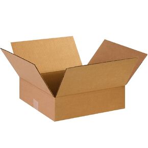 BOX USA 14 x 14 x 4 Corrugated Cardboard Boxes, Flat 14"L x 14"W x 4"H, Pack of 25 | Shipping, Packaging, Moving, Storage Box for Home or Business, Strong Wholesale Bulk Boxes