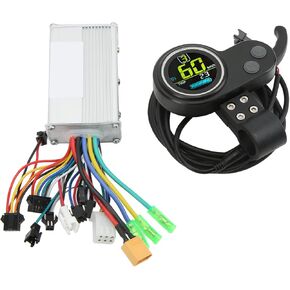 Electric Bike Controller Display Meter Kit, Electric Bike LCD Display Meter Multi Data 24V 36V 48V for Modification