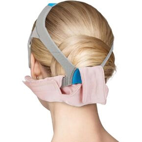 Satin Neck Pad for Headgear Straps, Mask Strap Padded Accessories, Comfort Cover for Full Face, Pressure Relief Breathable Cushion to Reduce Headgear Pressure and Cheek Red Marks