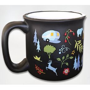 Bennett Marine Camp Casual CC-004TMG The Mug - Travel Map