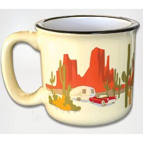 Bennett Marine Camp Casual CC-004TMG The Mug - Travel Map