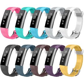Compatible with Alta HR and Alta Band, Replacement Accessories Bands Siilicon Sport Wristbands/Metal Bands Small Large for Alta Ace Fitness Tracker Women Men