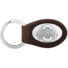 NCAA Ohio State Buckeyes Leather Concho Key Fob