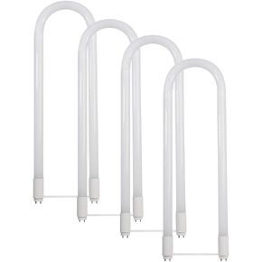 Feit Electric LED 15W T8/T12 U-Bend Direct Replacement or Ballast Bypass Linear LED Light Bulb, 4000K Cool White, 4-Pack