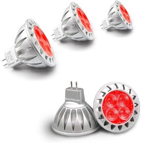 ALIDE MR16 7W GU5.3 مصابيح LED تحل محل 50W-75W مكافئ الهالوجين، 2700K أبيض دافئ، 12V الجهد المنخفض MR16 لمبة أضواء كاشفة لمسار الفيضانات في الهواء الطلق الإضاءة المريحة، 560lm، 38 درجة، 6 عبوات