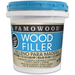 FamoWood 40022144 Latex Wood Filler - Pint, White
