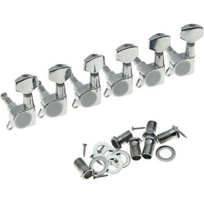 Left Handed 6 Inline Guitar Tuners Tuning Keys Lefty Machine heads for Strat Tele