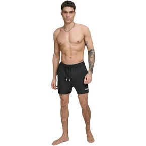 DKNY Men's Lightweight Quick Dry Volley UPF 40+ Protection Swim Trunk