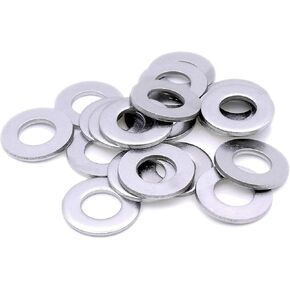 20pcs M12*24 * 1.5 mm Penny Washers, A2 304 Stainless Steel Washers, Flat Repair Washer, Large Metal Washers, Plain Round Chrome Washers for Screws & Bolts