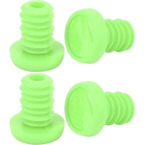 Keenso Handlebar End Plugs, Mountain Bike Handlebar Grips Bar End Plugs Polyester Rubber Waterproof Dustproof Plugs for 22.2mm Handlebar