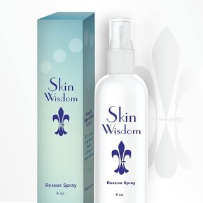 Rescue Spray Promotes Healthy Skin with Hyaluronic Acid, Organic Aloe Vera and Patented Formula for Eczema, Rosacea, Radiation Dermatitis, Sunburn, Rash, Scar Reduction 4 fl oz