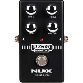NUX Recto Distortion Guitar Effec pedal the heavy distortion sound with tight bass response