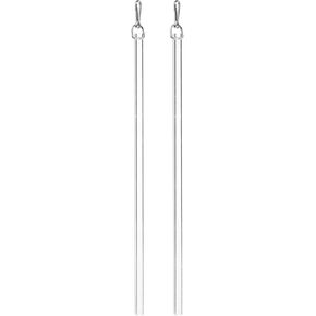 uxcell 2Pcs 17"Clear Curtain Pull Rod, Acrylic Blind Wand Replacement Part with Hook, Window Blind Tilt Wand for Window Opener Accessory