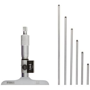 Fowler 52-225-224-1 Premium Depth Micrometer with 0-6" Measuring Range