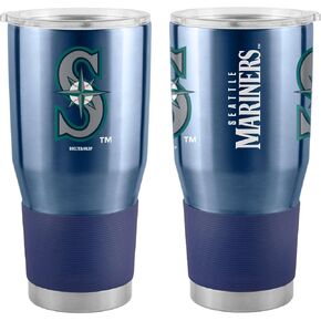 Logo Brands 526-S30T-1: Seattle Mariners 30oz Gameday Stainless Tumbler