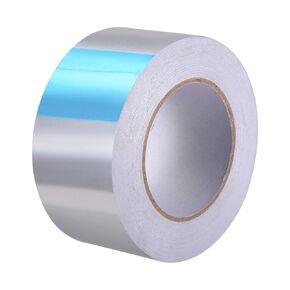uxcell Heat Resistant Tape - High Temperature Heat Transfer Tape Aluminum Foil Adhesive Tape 10mm x 50m(164ft)