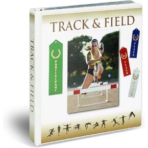 Track and Field Gift Award Ribbon Holder Binder Organizer Display Storage Track Present Ribbons Holder 15 Pages Sheets and More