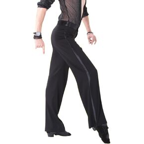ZUCKY Men and Boy Latin Dance Pants Modern Square Dance Trousers Perfect for Jazz Rumba Tango Salsa