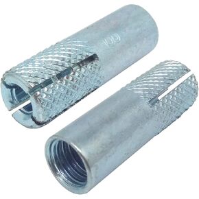 20pcs Zinc Plated Metal Knurled Drop in Anchor,Drop-in Anchor Zinc Plated Fasteners (M8) in Saudi Arabia