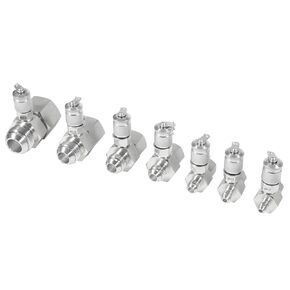 7-Pack JIC37 Hydraulic Swivel Run Tees Hydraulic Tee Connector, Tester Tee Coupling Set Compatible with Excavator Construction Machinery Hydraulic System