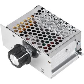 10-220V Motor Speed Control 4000W AC, Motor Speed Control Regulator, Voltage Regulator Motor Governor Speed Temperature Controller