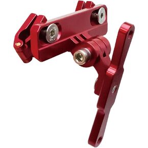 GORIX Bicycle Bottle Cage Adapter Mount Adjustable MTB Road Bike Handlebar Water Bottle Holder Seat Post Mount (GX-SDLBC) (Red)