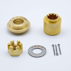 Hardware Kits Thrust Washer/Spacer/Washer/Nut/Cotter Pin for Propeller of Yamaha Outboard Engines 20-30HP