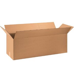 TOP PACK SUPPLY 40x12x12 صناديق مموجة طويلة، طويلة، 40 طولًا × 12 عرضًا × 12 ارتفاعًا، عبوة من 15 قطعة | الشحن، التعبئة والتغليف، النقل، صندوق تخزين للمنزل أو العمل، صناديق بالجملة قوية