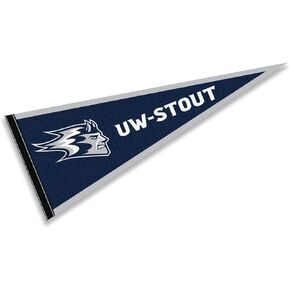 Wisconsin Stout Blue Devils Pennant
