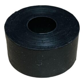 Multi Purpose Neoprene Rubber Spacer 1" OD X 3/8" ID X 1" Length, Anti Vibration Spacer Black Round Rubber Washer for Home and Car Accessories (1" Length, 8 Pack)