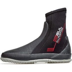 GUL 5mm All Purpose Neoprene Wetsuit Boots Shoes - Black - Unisex - BLINDSTITCHED: Seam construction