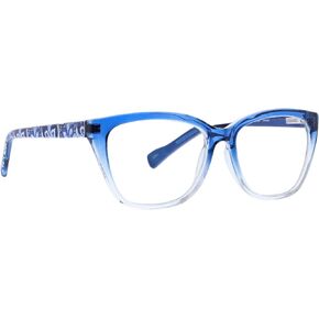 Vera Bradley Women's Blue Light Mason Reader in Raindrop Medallion pattern