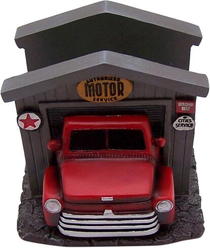 Red Truck Shop Napkin Holder, Novelty Rustic House Decor for Kitchen, 6 Inch in Saudi Arabia