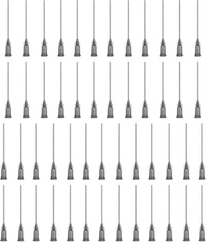 PATIKIL Blunt Tip Dispensing Needles with Bent Blunt Needle, 50 Pcs 2 Inch 23G Industrial Liquid Dispenser Needle for Refilling Liquid Ink Adhesive Glue, Orange in Saudi Arabia