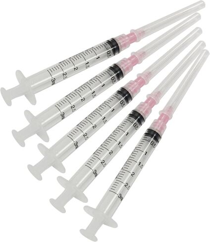 Empty Industrial Syringe and 0.9mm Blunt Tip (5pcs/pack), No Sharp Tip in Saudi Arabia