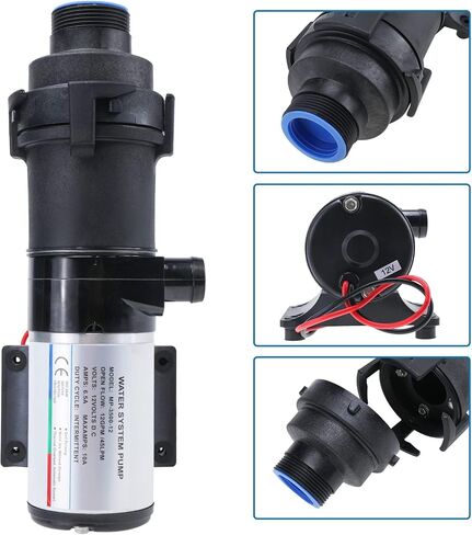 12 فولت 45 LPM 12GPM الذاتي فتيلة RV جبل Macerator مضخة مياه الصرف الصحي لقارب RV البحرية المرحاض المجاري مقطورة in Saudi Arabia