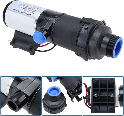 12 فولت 45 LPM 12GPM الذاتي فتيلة RV جبل Macerator مضخة مياه الصرف الصحي لقارب RV البحرية المرحاض المجاري مقطورة in Saudi Arabia